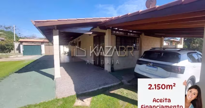 Chácara à venda, 2.150m², 5 dormitórios (2 suítes) - $750.000 – jd. estância brasil – atibaia/sp