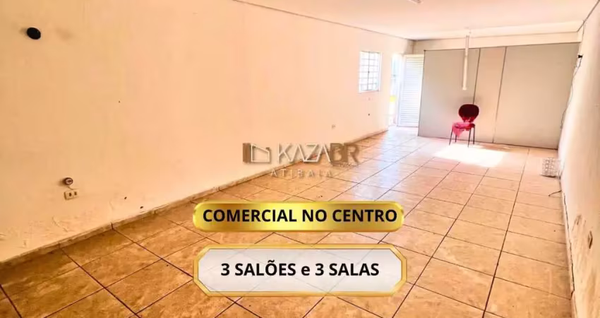 Salão, 300 m² - venda por r$ 1.000.000,00 ou aluguel por r$ 5.000,00/mês - jardim brasil - atibaia/sp