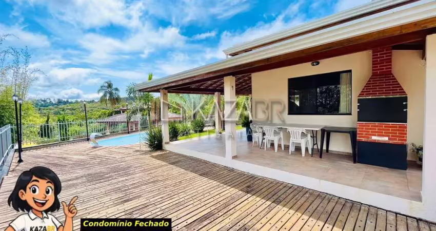 Casa térrea, condomínio fechado, 3 dormitórios (1 suíte), 133m² - $699.000 – rosário – atibaia/sp
