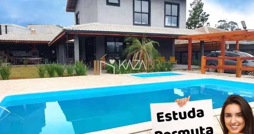 Casa à venda, 3 dormitórios (1 suíte), piscina, 257m² - $1.580.000 – condomínio pq. garças ii – atibaia/sp