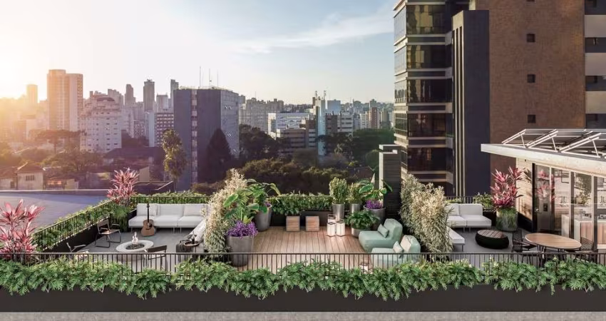 Apartamento Garden para Venda em Curitiba, Batel, 1 dormitório, 1 banheiro, 1 vaga