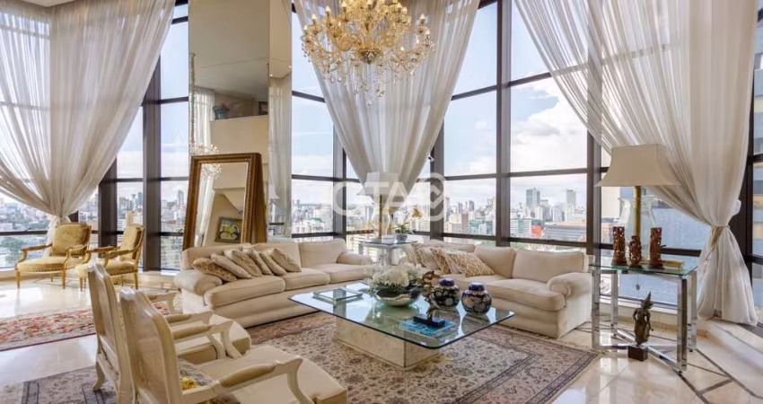 Duplex com 4 suítes e 5 vagas no Batel - J8