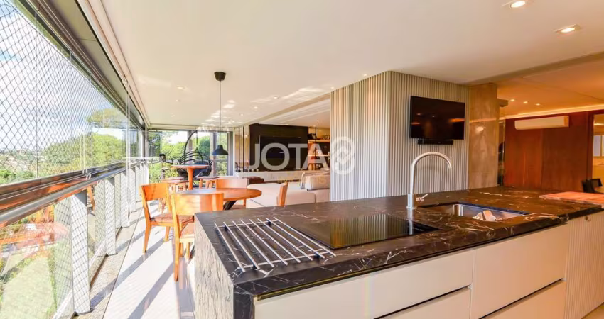 Apartamento Ecoville 3 suítes 4 vagas face norte