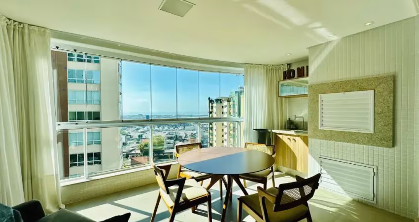 Apartamento para venda no residencial valencia com 3 suites, 3 vagas  semi-mobiliado no bairro fazen