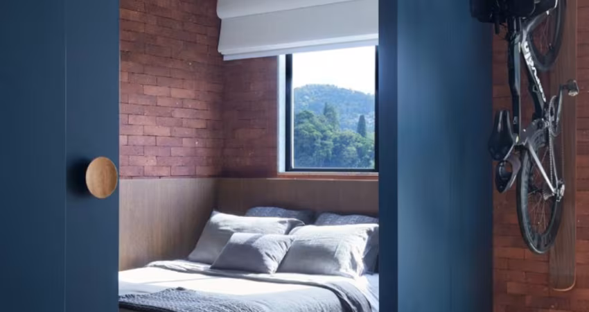 Apartamento com conceito integrado e separando os espaços