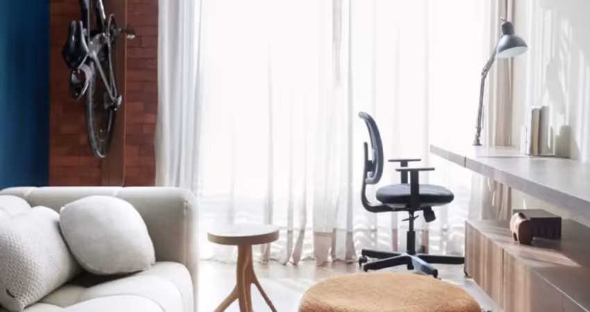 Porteira fechada! apartamento com conceito integrado e separando os espaços