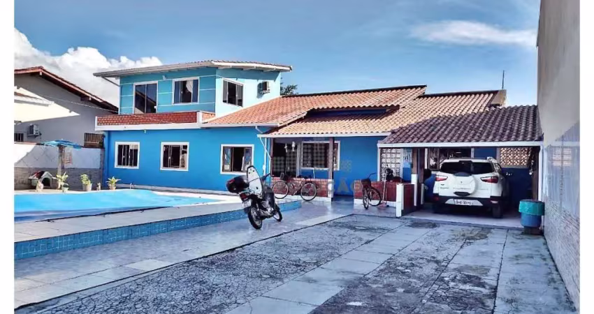Casa com 4 dormitórios à venda, 135 m² - praia joão rosa - biguaçu/sc