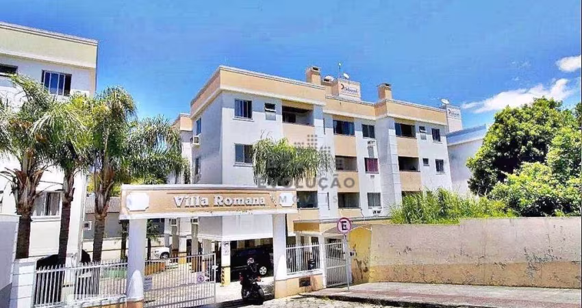 Apartamento com 2 dormitórios para alugar, 52 m² - Serraria - São José/SC