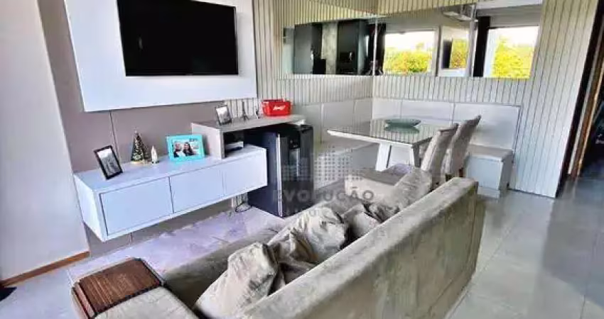 Sobrado, 2 quartos, 2 vagas, mobiliado - bela vista - santa catarina