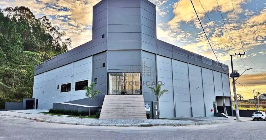 Galpão para locação, de frente ao acesso para contorno viário, br 282, palhoça/sc