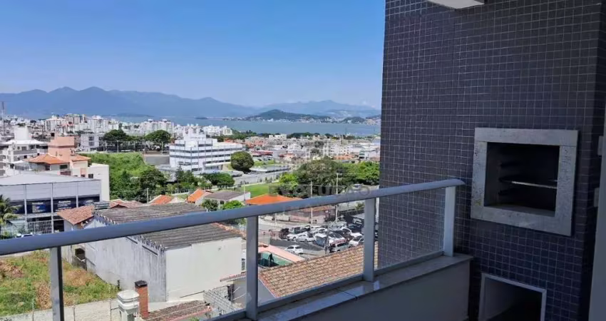 Lindo apto com vista mar, 03 dorms (1 suíte) em capoeiras - florianópolis sc
