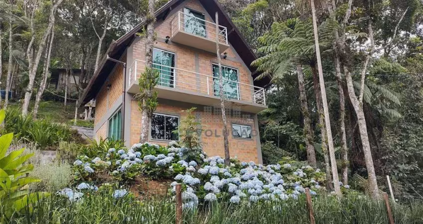 Lindo chalé com 2 dormitórios - águas mornas - águas mornas/sc