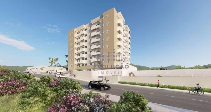 Apartamento com 2 dormitórios à venda, 62 m² por R$ 418.415,00 - Areias - São José/SC