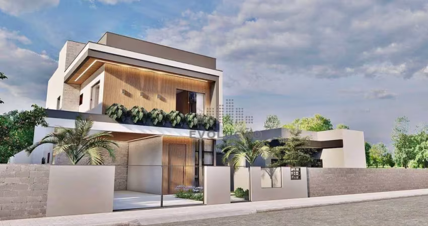 Sobrado com 3 suítes (sendo 1 máster) - 137 m²  - Forquilhas - São José/SC