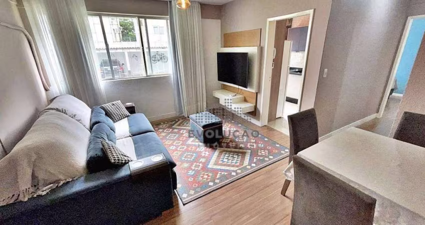 Apartamento com 2 dormitórios à venda, 57 m² por R$ 370.000,00 - Campinas - São José/SC