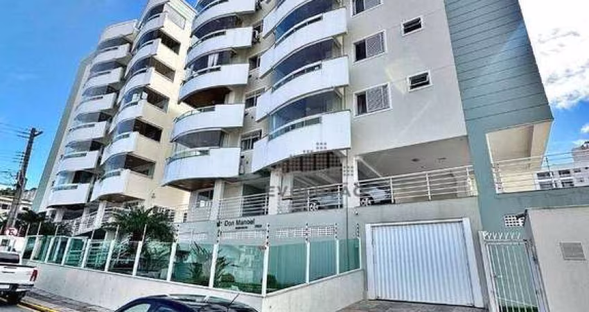 Apartamento para  Locação, 2 Dorms com Suíte, Sacada e 02 Vagas, Nossa Senhora do Rosário, São José SC