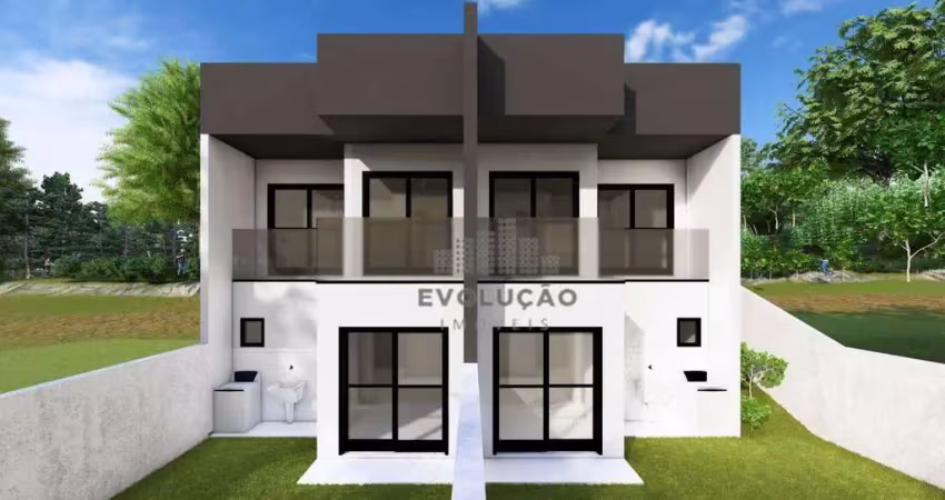 Sobrado novo, 02 dorms com sacada, potecas, são josé sc