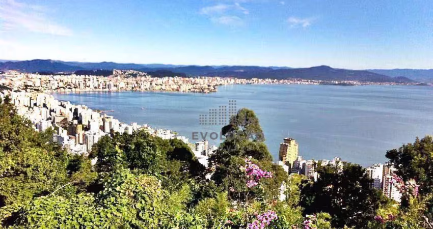 Linda casa com 4 dorms com suíte, 410 m² - morro da cruz - florianópolis/sc