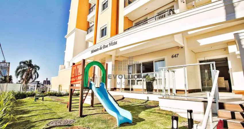 Apartamento 2 dorms com suíte, vista mar, mobiliado e decorado - barreiros!