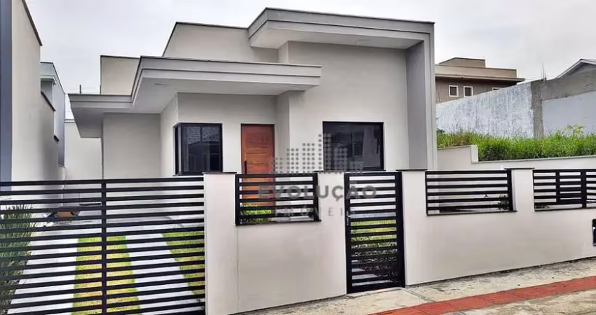 Linda casa com 3 dorms e suíte, 83 m² - caminho novo - palhoça/sc