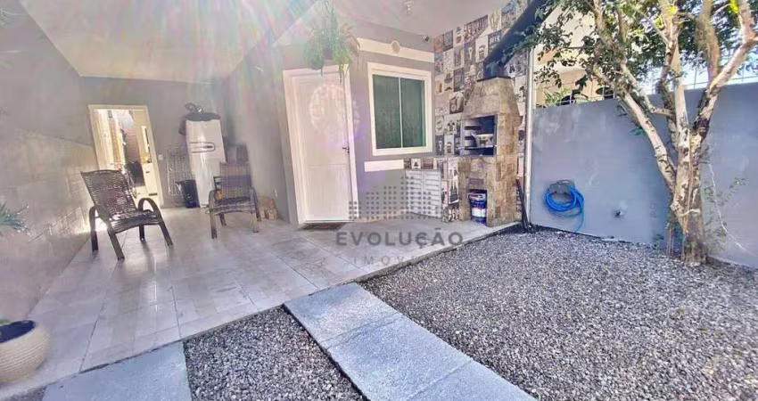 Casa com 2 dormitórios à venda, 65 m² - forquilhas - são josé/sc