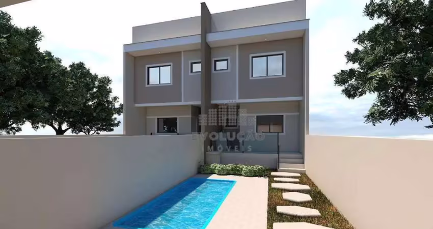 Sobrado com 2 suítes, área gourmet com piscina - ipiranga - são josé
