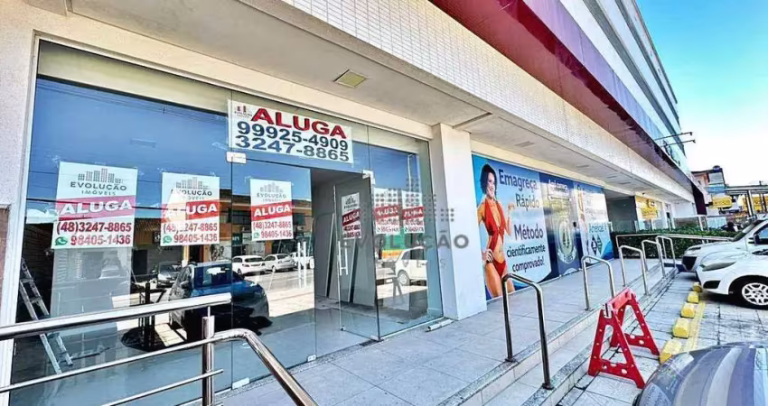 Loja para alugar, 124 m² por r$ 8.035,00/mês - centro - palhoça/sc