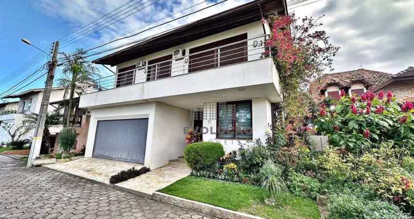 Casa, 4 dormitórios, 1 suíte master, piscina, condomínio fechado, bairro coqueiros, florianópolis/sc