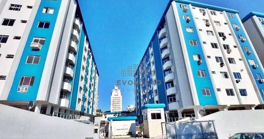 Apartamento com 2 dormitórios à venda, 62 m² - barreiros - são josé/sc