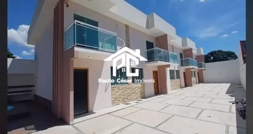 Casa em vila à venda em araruama-rj: 2 quartos, 2 suítes, 2 salas, 1 banheiro, 90m² na praça da bandeira
