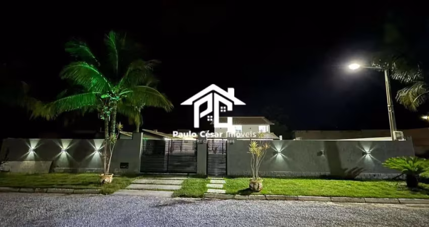 Casa de praia  em condomínio à venda em araruama-rj, praia seca! 4 quartos, 3 suítes, 1 sala, 2 banheiros, 220m² de área!