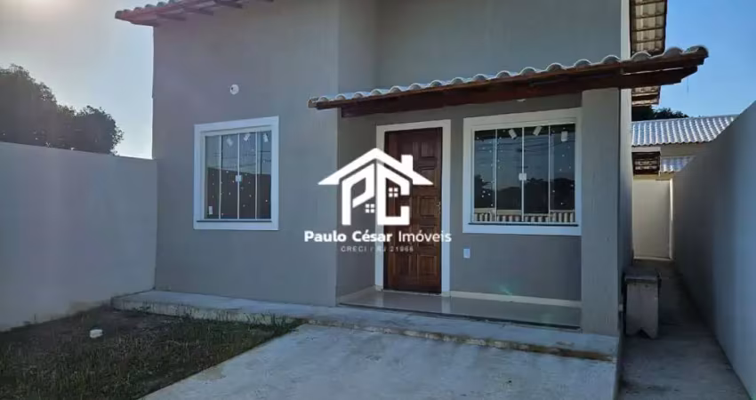 Casa à venda em araruama-rj: 2 quartos, 1 sala, 1 banheiro, 1 vaga de garagem no engenho grande - 54,00 m²