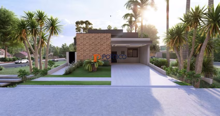 Casa nova em condomínio com 3 suítes em Paulínia