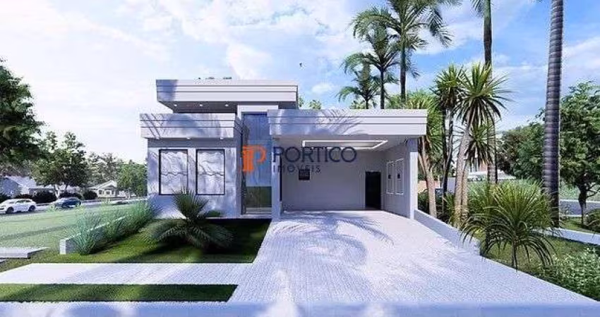 Casa Térrea com 3 Suítes e Piscina - Santorini (Paulínia)