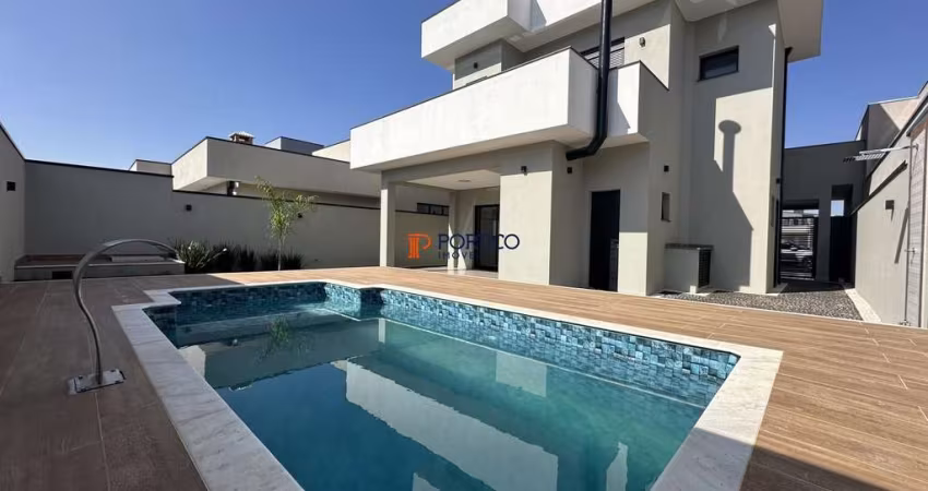 Sobrado com 3 suítes e piscina no Royal Garden em Paulínia!