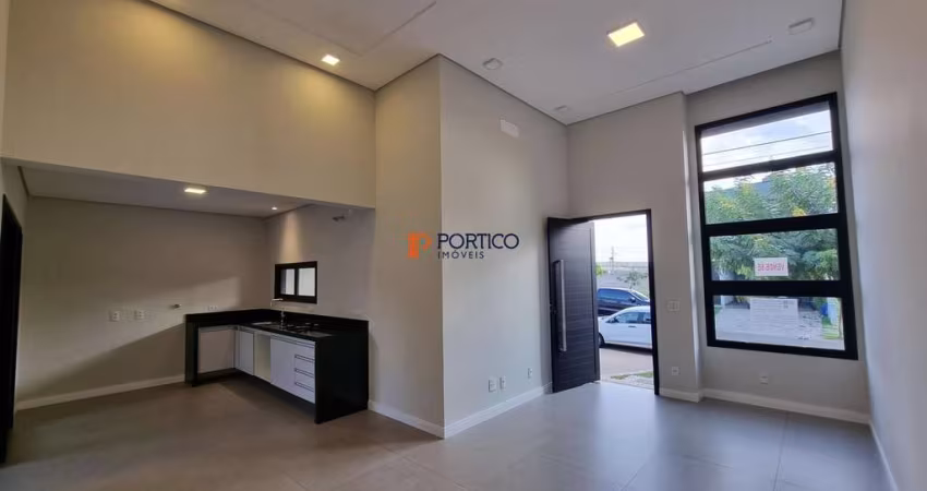Casa térrea 3 suítes, nova à venda em condomínio fechado, Paulínia/SP