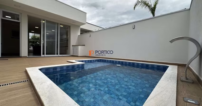 Casa térrea é nova a venda no Royal Garden em Paulínia