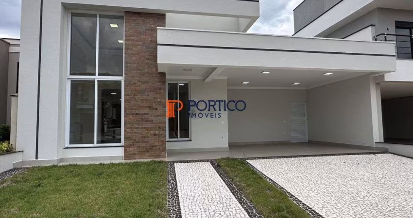 Casa térrea é nova a venda no Royal Garden em Paulínia
