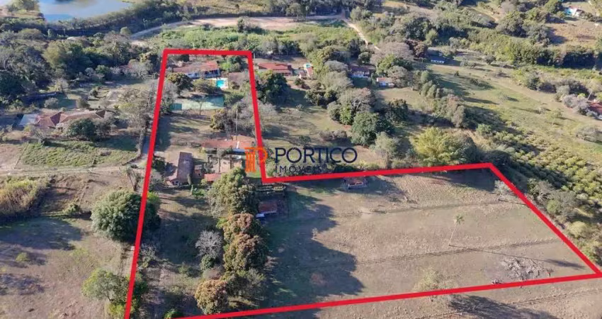 Chácara à venda com 25.710m² de terreno e casa com 6 quartos em jaguariúna/sp.