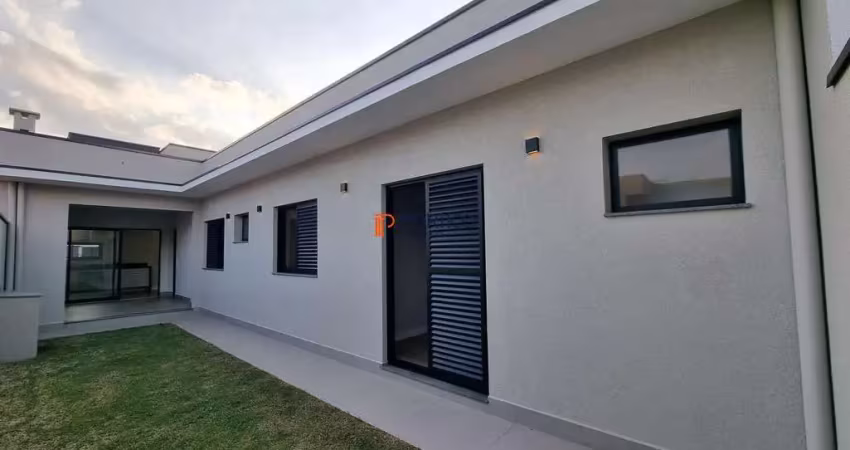 Casa térrea 3 suítes, nova à venda em condomínio fechado, paulínia/sp