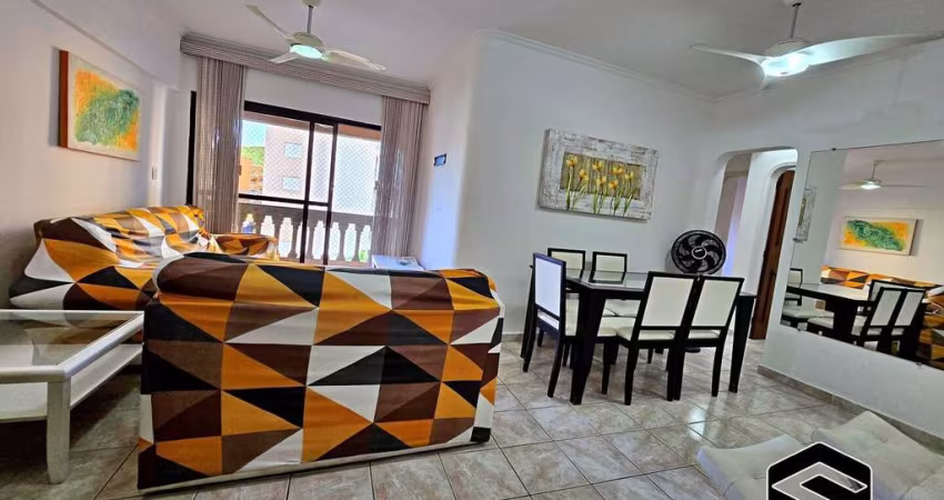 AMPLO APARTAMENTO, 03 DORMITÓRIOS, SACADA DE FRENTE, LADO PRAIA!