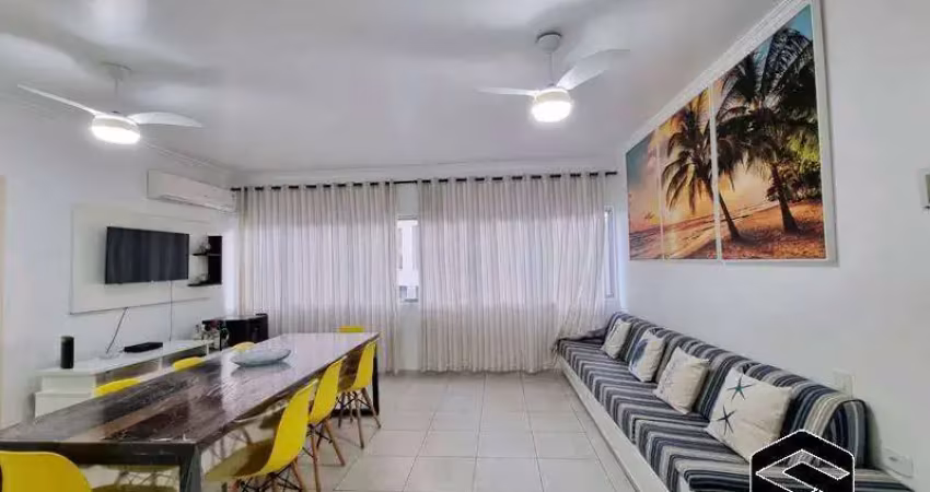 Amplo apartamento, 300m da praia, com churrasqueira!