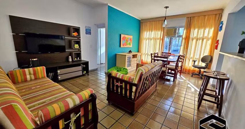 Amplo apartamento c/02 suítes, 02 vagas, portaria 24h, a 200m da praia!