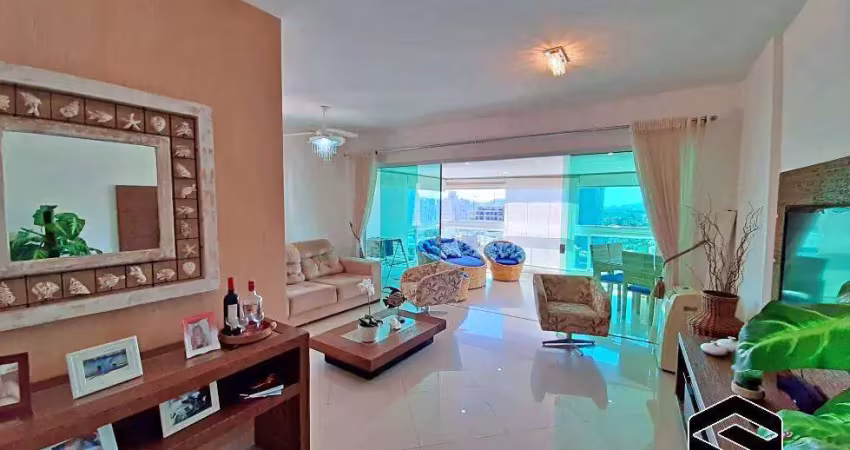 Apartamento 03 dorms, c/ terraço gourmet e linda vista da praia da enseada!
