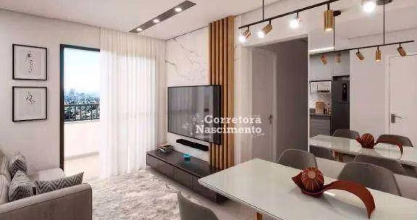 Apartamento com 2 dormitórios à venda, 51 m² por R$ 290.000,00 - Jardim das Indústrias - Jacareí/SP
