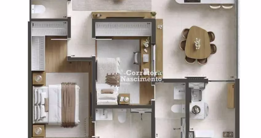 Apartamento com 2 dormitórios à venda, 71 m² por R$ 750.000,00 - Vila Adyana - São José dos Campos/SP