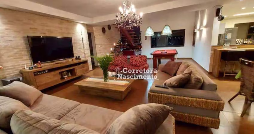 Casa com 6 dormitórios à venda, 261 m² por R$ 6.000.000,00 - Chácaras Condomínio Recanto Pássaros II - Jacareí/SP