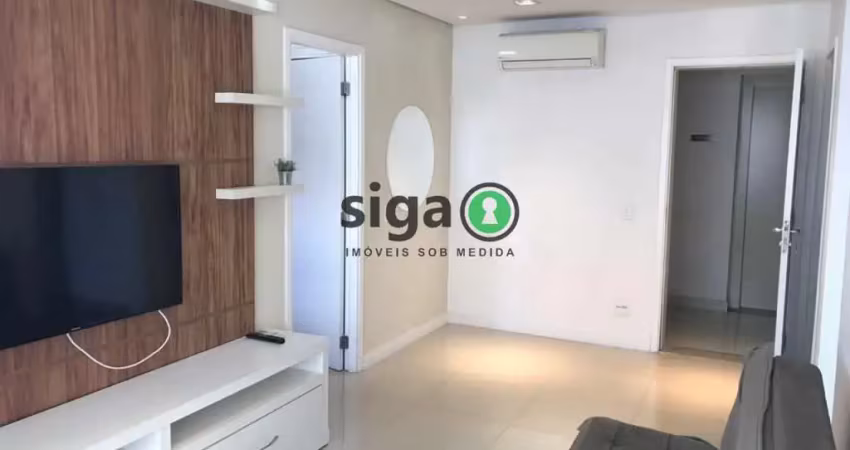 APARTAMENTO MOBILIADO COM 1 DORMITORIO PARA LOCAÇÃO NO BROOKLIN