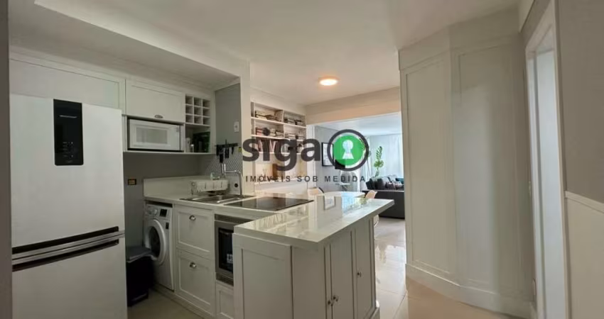 Apartamento belíssimo com 49m², 1 suite, 1 vaga e muito charme em Pinheiros