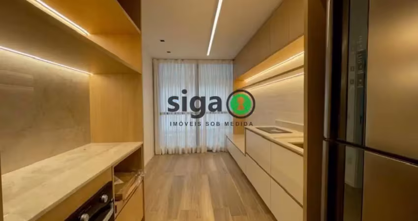 Apartamento com 1 dorm, 1 vaga, semi mobiliado no  paraíso
